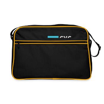 CYCLISME simple - Sac Retro - noir/or - Devant