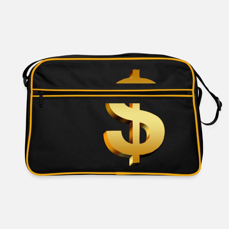 Dollarzeichen Retro Tasche
