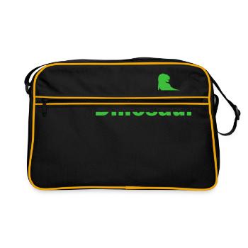 Dino Dinosaur Dinosaur - Retro Bag - black/gold - Front