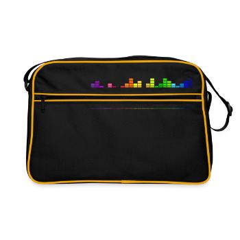 Equalizer HD - Retro Bag - black/gold - Front
