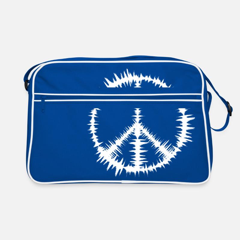 Peacezeichen Retro Tasche