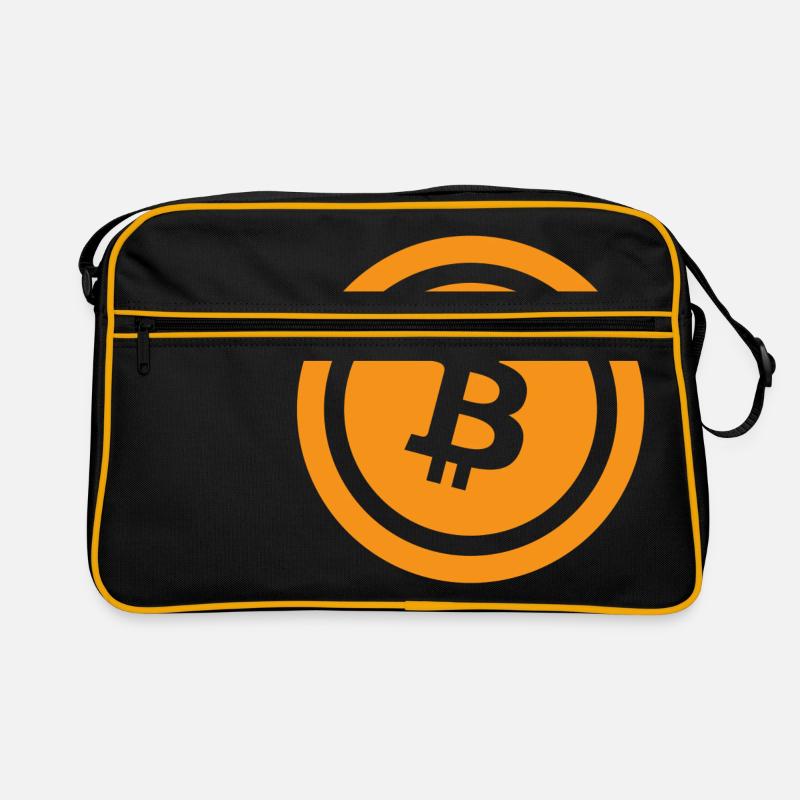 Bitcoin logo shirt gift Retro Bag