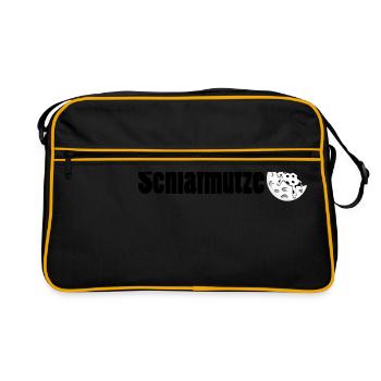 Schlafmuetze - Retro Tasche - Schwarz/Gold - Vorne
