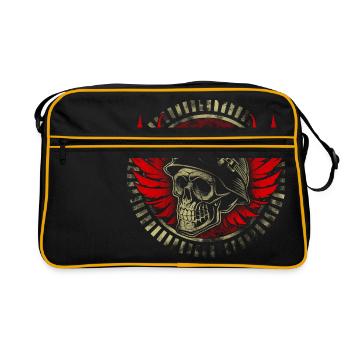 Reaper - Gamer Vintage Design Logo Only - Retro Bag - black/gold - Front