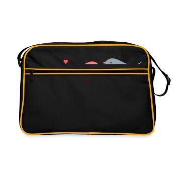 inséparables - Sac Retro - noir/or - Devant