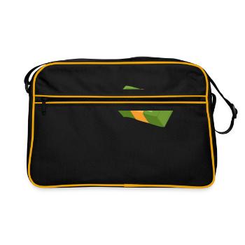 Cadeau de paquet d'argent comptant - Sac Retro - noir/or - Devant