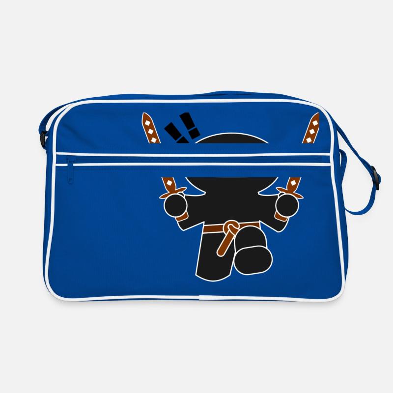 Petit Ninja Noir Sac Retro