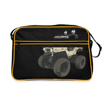 four-wheel - Retro Bag - black/gold - Front