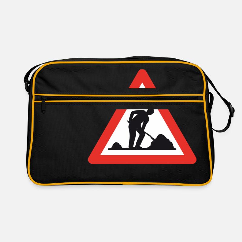 Caution road work! Retro Bag