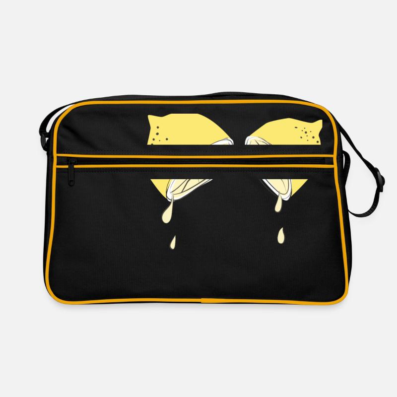 Wenn das Leben dir Zitronen gibt... Retro Tasche