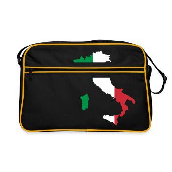 Italie - Sac Retro - noir/or - Devant