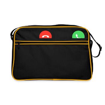 Incoming Call - Retro Bag - black/gold - Front