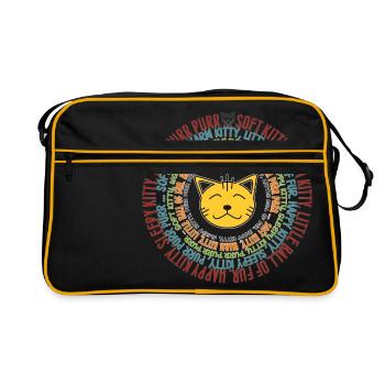 SOFT KITTY SONG - Sac Retro - noir/or - Devant