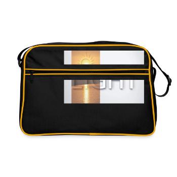 Light - Retro Tasche - Schwarz/Gold - Vorne