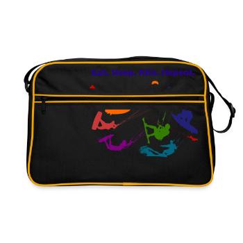 kite - Retro Bag - black/gold - Front