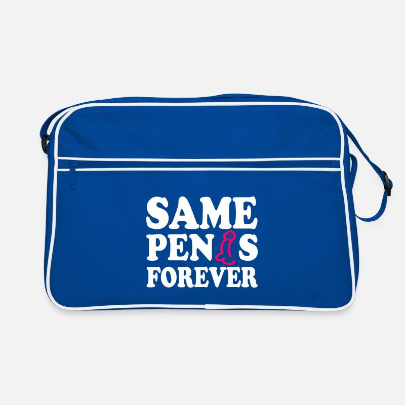 Same penis forever Retro Tasche