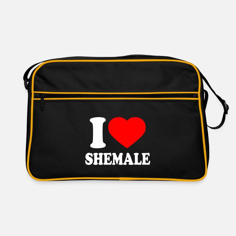 I love shemale Retro Tasche