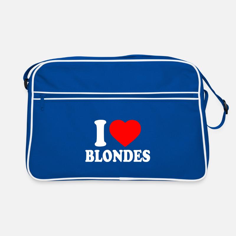I love blondes Retro Tasche