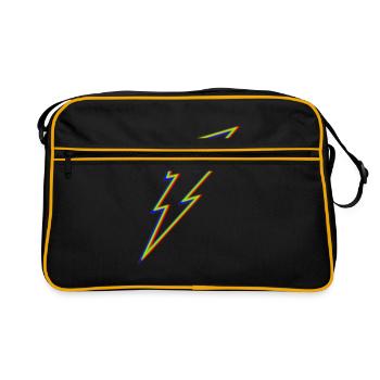 Foudre ϟ - Sac Retro - noir/or - Devant