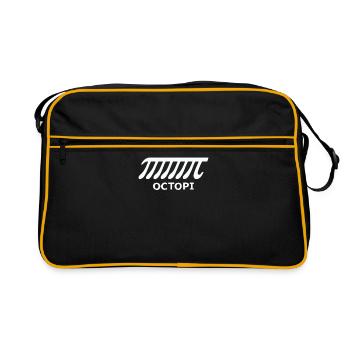 Geeks & Nerds: OctoPi - Retro Bag - black/gold - Front