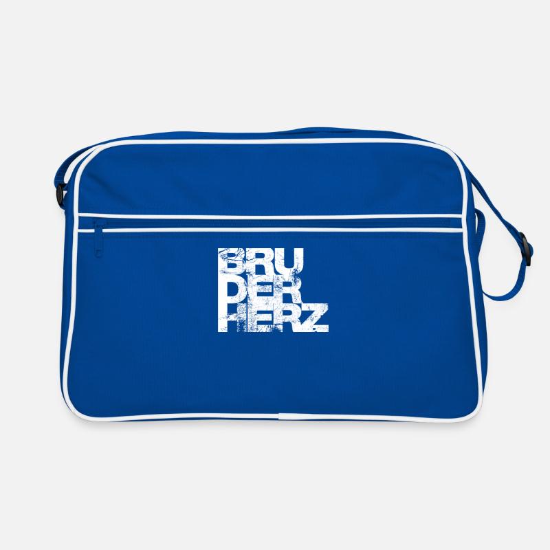Bruderherz Bester Bruder der Welt Geschenkidee Retro Tasche