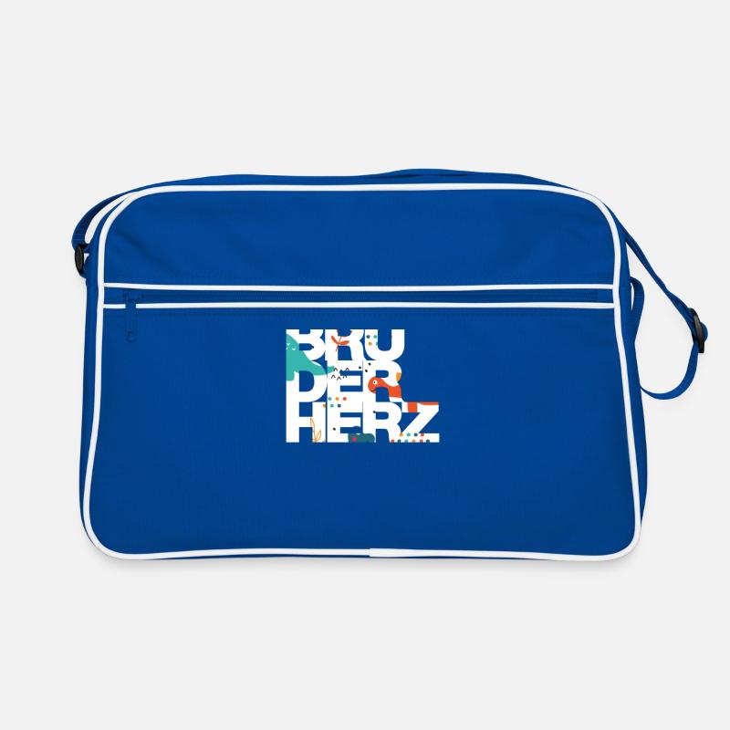 Bruderherz Bester Bruder der Welt Geschenkidee Retro Tasche