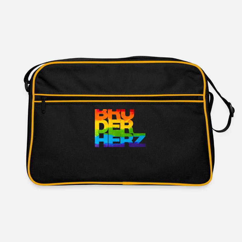 Bruderherz Bester Bruder der Welt Geschenkidee Retro Tasche