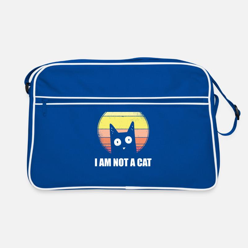 I am not a Cat - Funny Meme Sac Retro