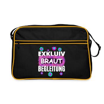 Escorte de mariée - Sac Retro - noir/or - Devant