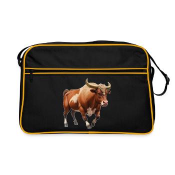 Bull - Retro Bag - black/gold - Front
