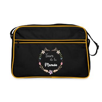 Collection mariage Bohème - Team de la Mariée - Sac Retro - noir/or - Devant