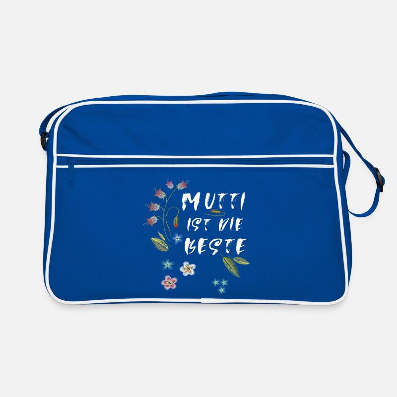 Mutti ist die Beste, Muttertag Retro Tasche