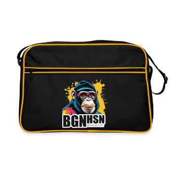 Bogenhausen - parce que c’est votre capot ! - Sac Retro - noir/or - Devant