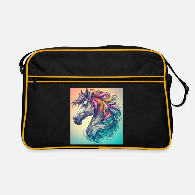 Pferd Retro Tasche