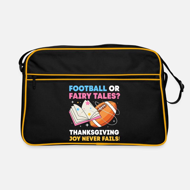 Thanksgiving Gender Reveal Werdende Mutter Retro Tasche