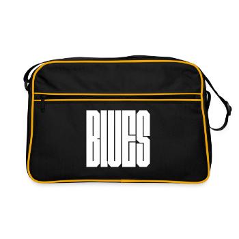 Conception de logo audacieux Blues - Sac Retro - noir/or - Devant