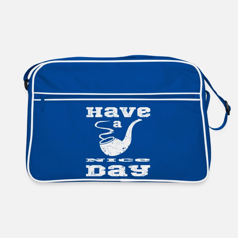 Pfeife mit Text Retro Tasche
