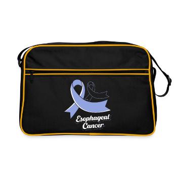 Cancer Esophagus Chemo Cancer Survivor - Retro Bag - black/gold - Front