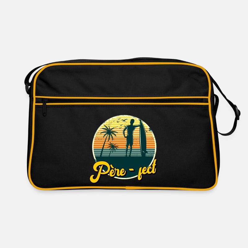 idée cadeau Papa pere fect surf Sac Retro