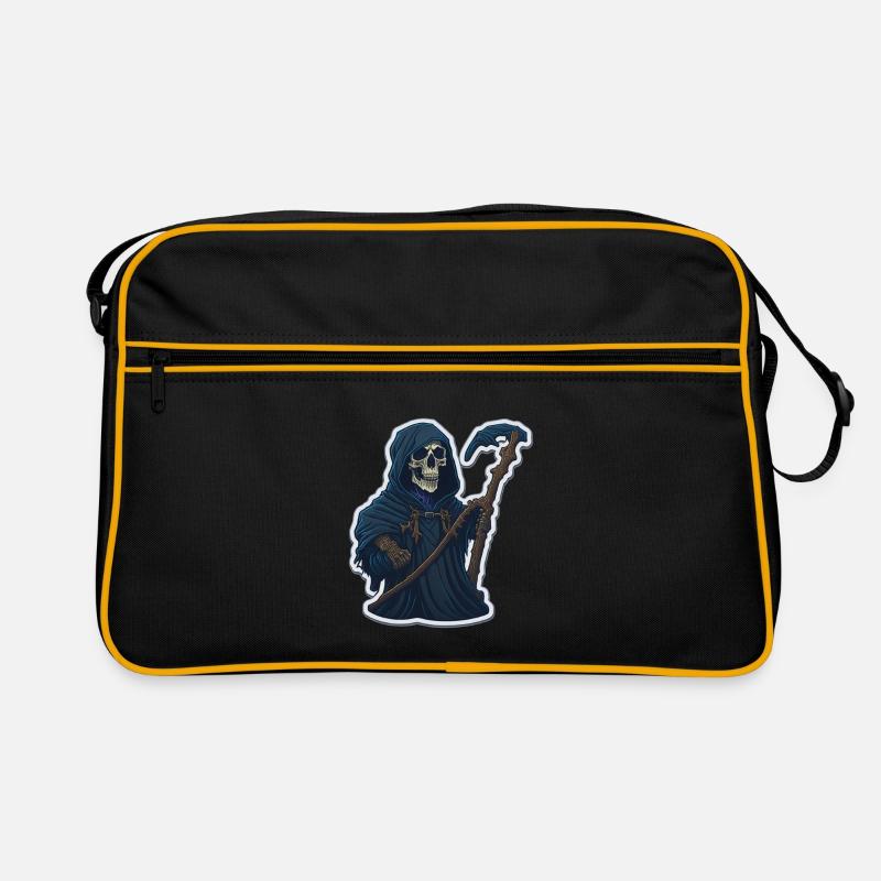 Grim Reaper Skull Halloween Retro Bag