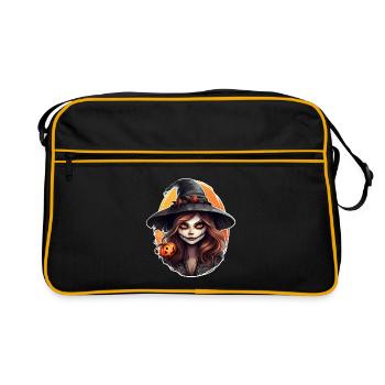 Witch - Retro Bag - black/gold - Front