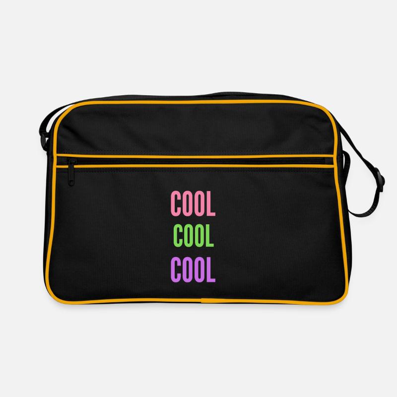 COOL COOL COOL - Retro Bag - black/gold