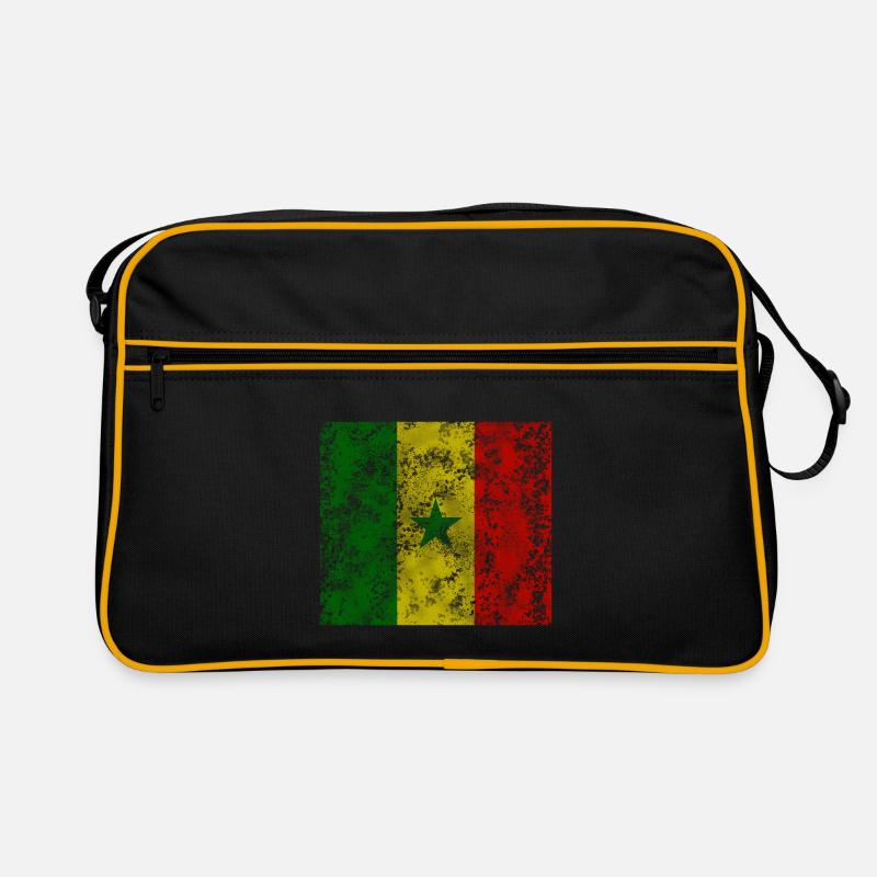 Drapeau vintage du Sénégal Sac Retro