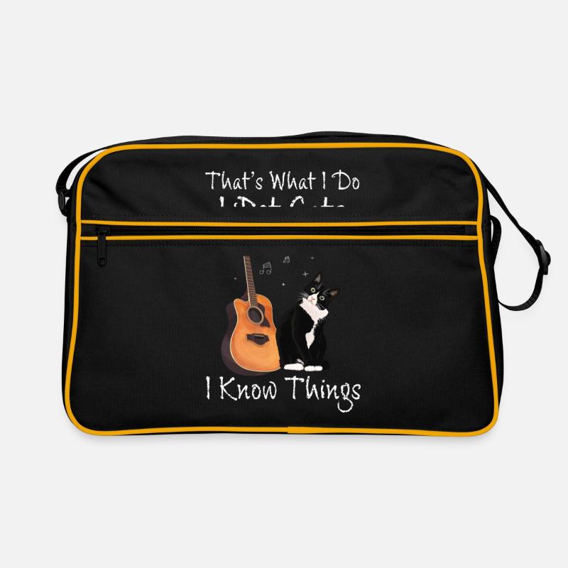 That's What I Do Cats Lover Guitar Ssay Retro Bag