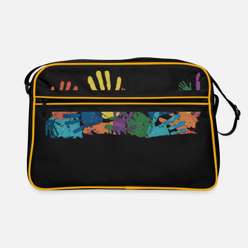 MAINS DE TOUCH Sac Retro