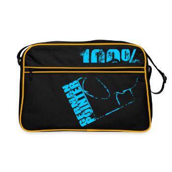 Braque Allemand 100 - Sac Retro - noir/or - Devant