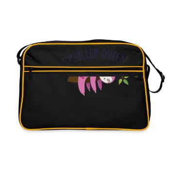 Chiller Queen - Retro Tasche - Schwarz/Gold - Vorne