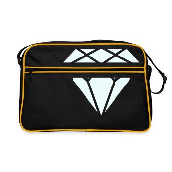 diamond - Retro Bag - black/gold - Front