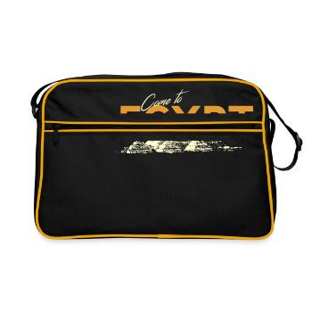 come to egypt - Retro Bag - black/gold - Front