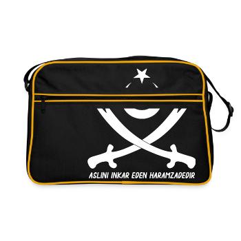 Aslini Inkar eden Haramzadedir Zülfikar Türkiye - Sac Retro - noir/or - Devant